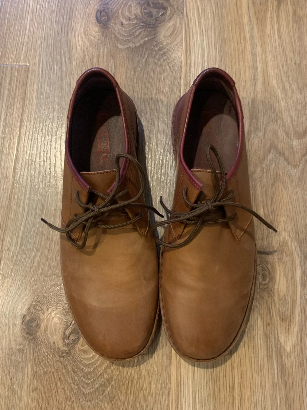 Pikolinos Palamos Shoes Mens 11-11.5 Brown Leather Lace Up Oxford Casual Lace Up